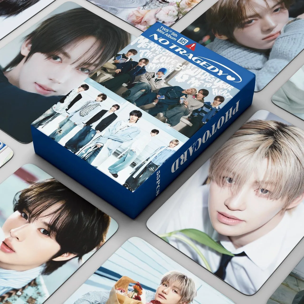 55pcs TWS New Album NO TRAGEDY YOUNGJAE JIHOON Photocards Kpop Merch Lomo Cards Set Fans Collection Cards Gifts - view 2