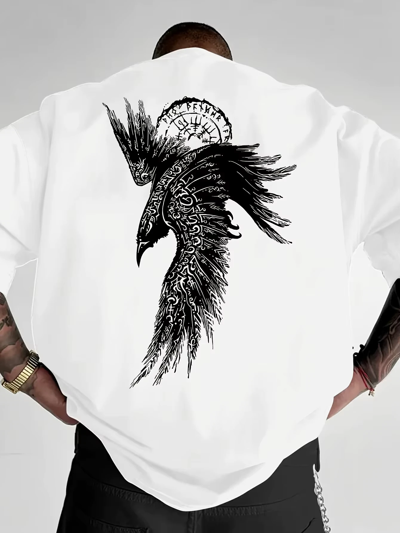 

Men New Summer Fashionable Comfortable Loose T-shirt 100% Pure Cotton Material Suitable for Daily Casual Sports and Outdoor Wear
