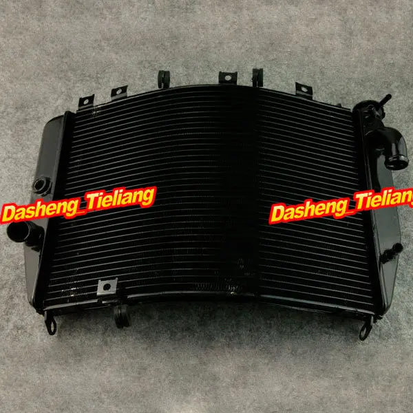 Motorcycle Cooling Radiator For Kawasaki Ninja ZX9R ZX900F ZX-9R 2000 2001 2002 2003 Black Aluminum