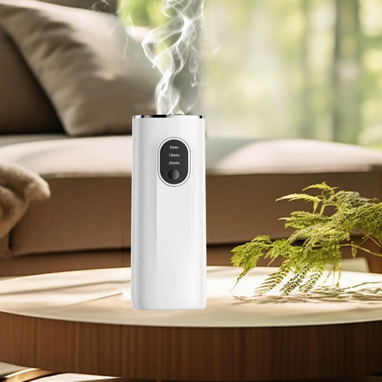 Wasserloser Diffusor für ätherische Öle an der Wand montiert Smart Small 3 Timer Einstellung Duft Aroma Diffusor für Hotel auto Schlafzimmer Büroraum