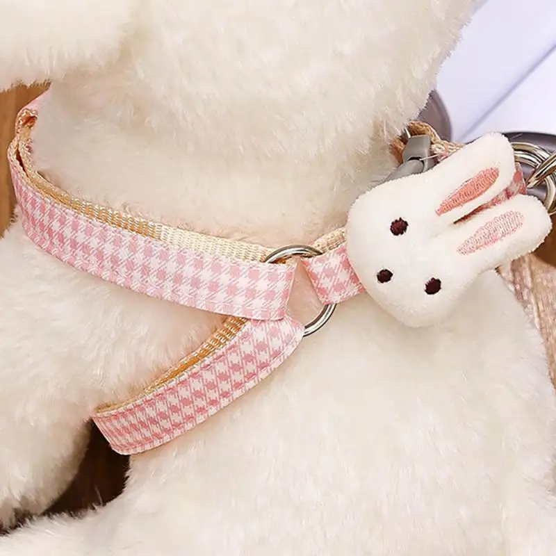 Small Dog Harness Leash Material Quick Release Nylon Straps Anti Pulls Dogs Pet Items Cat Leash Supplies Lanyard Accessories