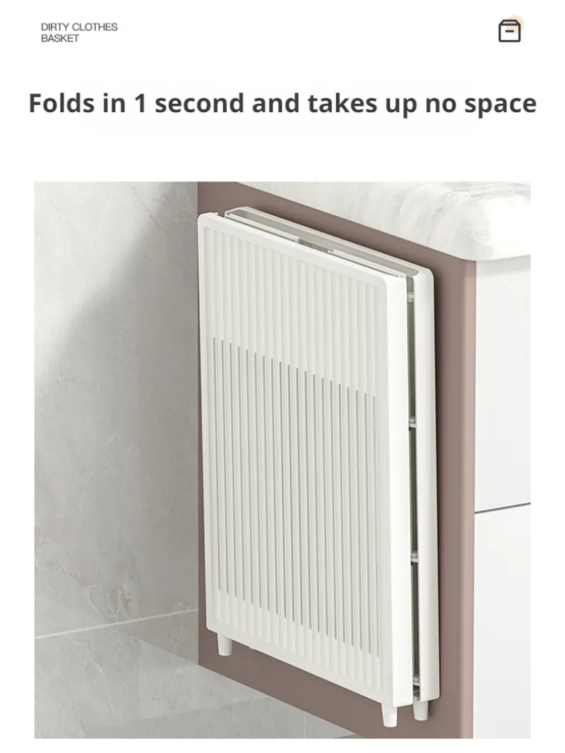 Largecapacity foldable dirty clothes basket