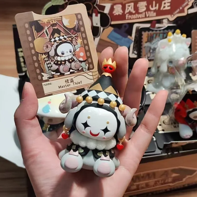 إيما سيكريت فورست سنو بليزارد ماونتن سيريز صندوق أعمى نمط داكن تمثال ديكور غرفة الكرتون لعبة Mdel هدية عيد ميلاد للأطفال