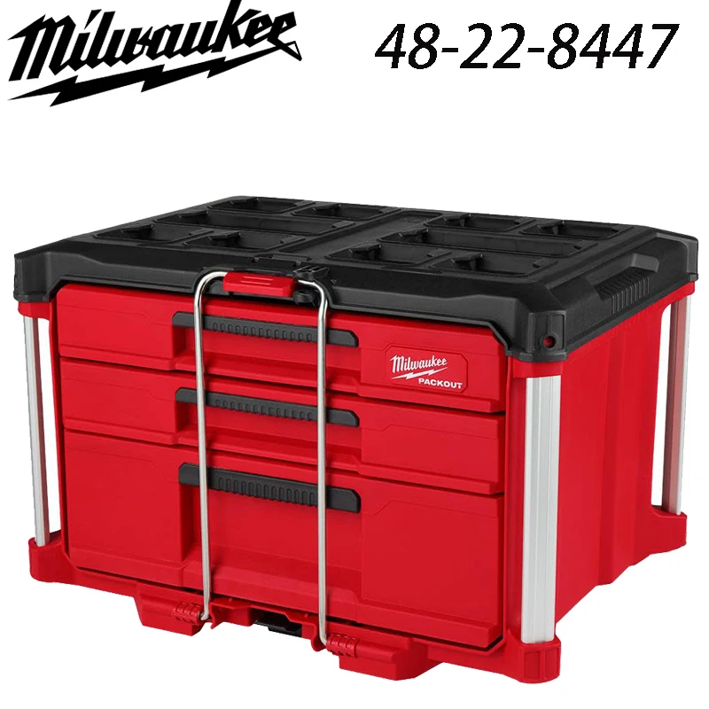 Milwaukee 48-22-8442 48-22-8443 48-22-8444 48-22-8447 Tool Box PACKOUT Stackable Super Large Capacity Storage Tool Drawer Box