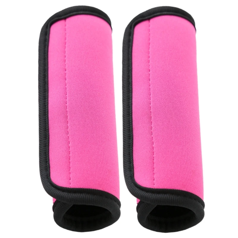 2Pcs Soft Luggage Handle Cover Comfort Grips Protective Sleeve for Travel Bags