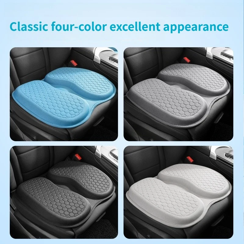 Gel Car Seat Cushion Summer Breathable Cooling Seat Cushion Ergonomics Absorb Pressure Universal for Car/Office/Home