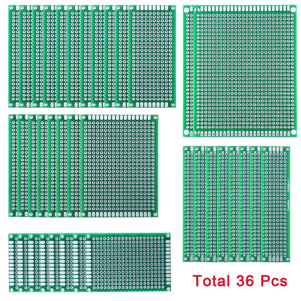 PCB For Soldering Kit 32PCS Double Sided Protoboards In Five For Engineering And Learning Applications