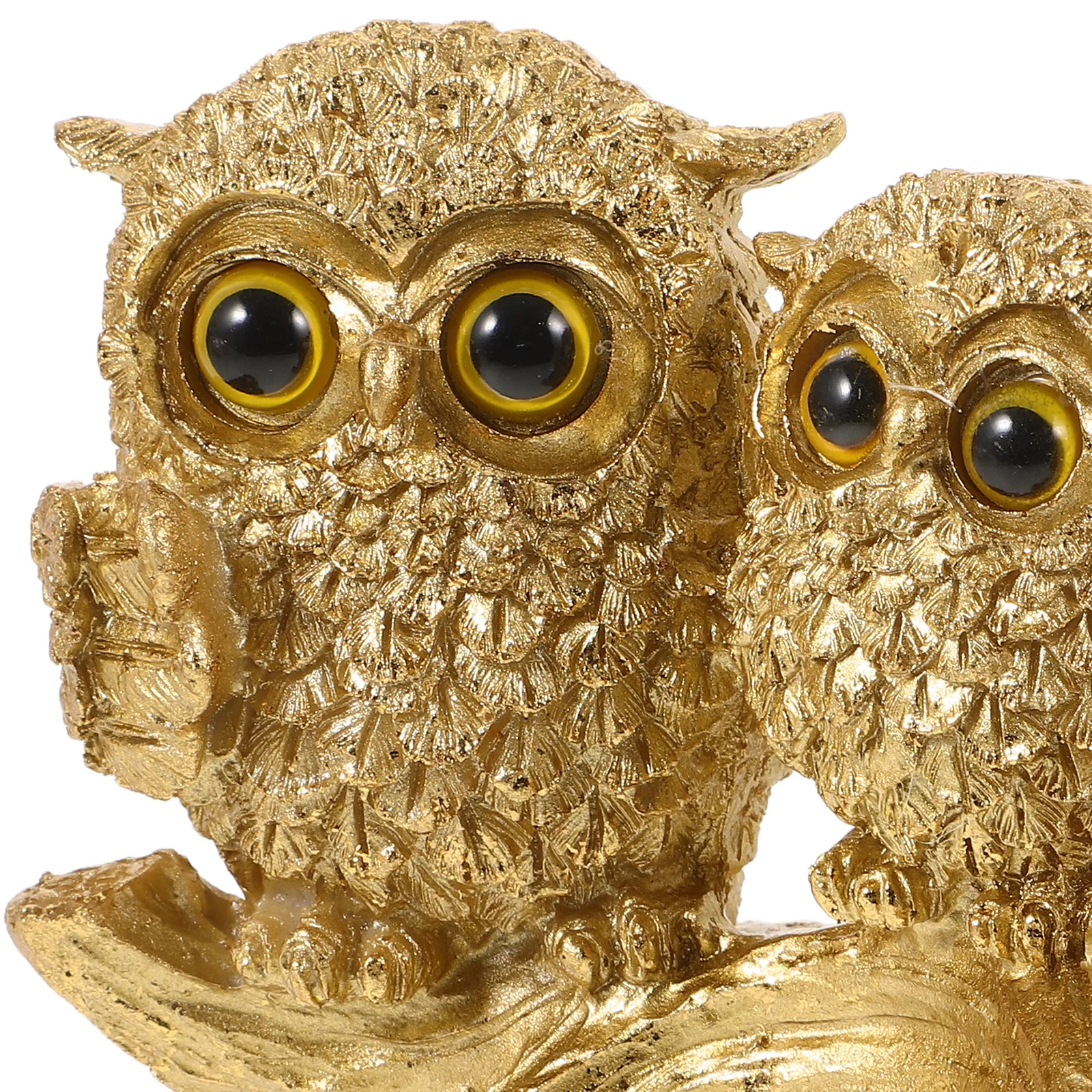 

Resin Owl Sculpture Desktop Office Home Decoration Small Owl Ornament Shelf Garden Animal Decor Garden Animal Figurine