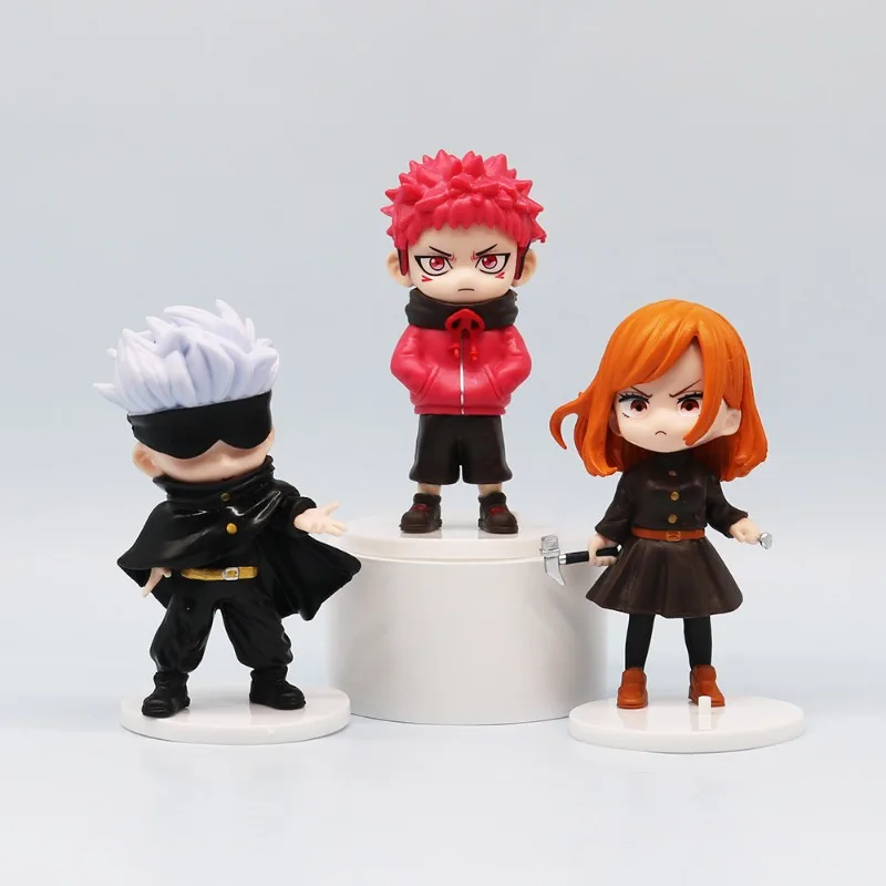 呪術廻戦 虎杖悠仁伏黒恵 Q バージョンフィギュアクリエイティブ高価値漫画像デスクトップ装飾男の子のためのギフト