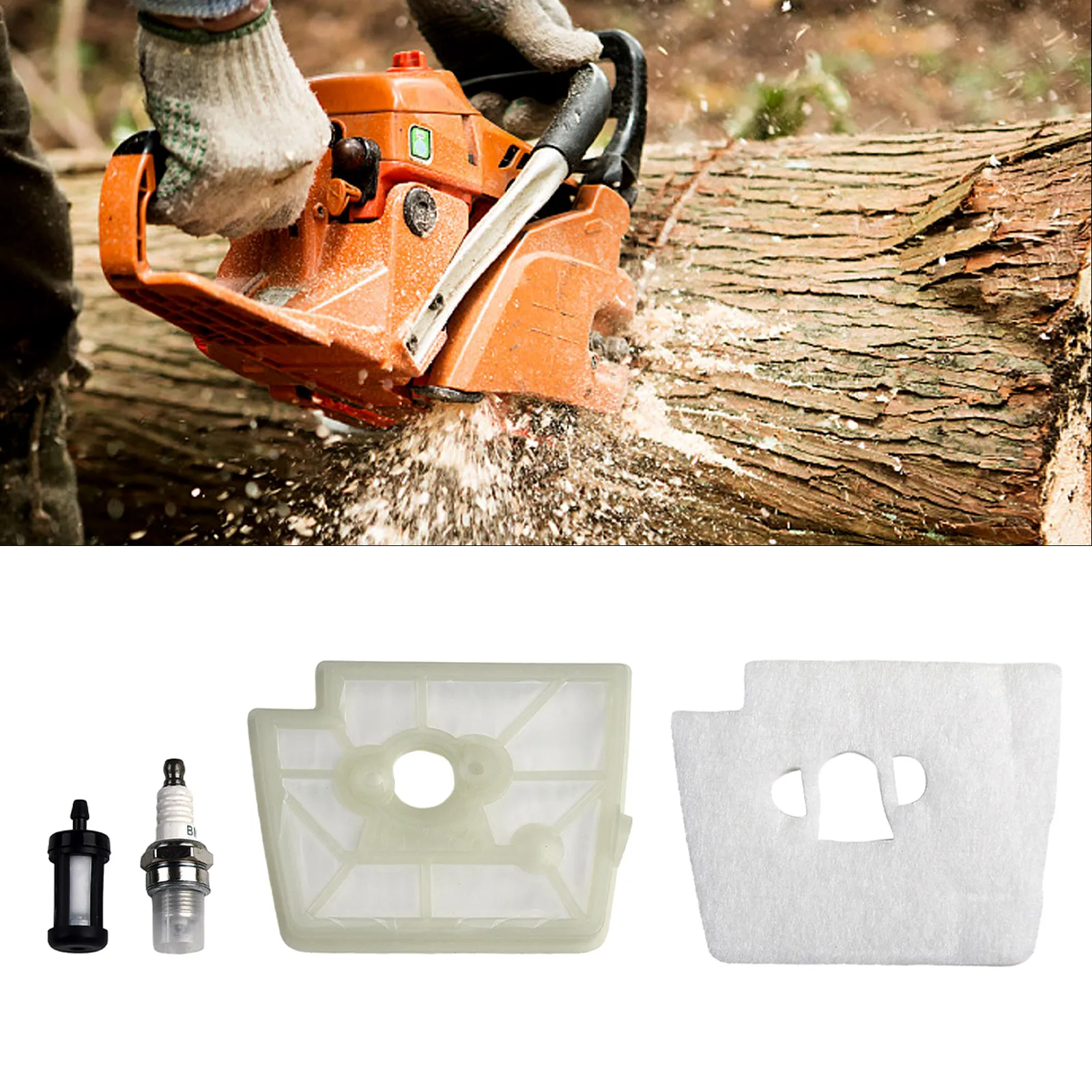 

Fuel Filter Air Filter Chainsaw Parts 3pcs Brand New For FS180 Rubber/plastic Sponge For FS220/FS280 Replacement