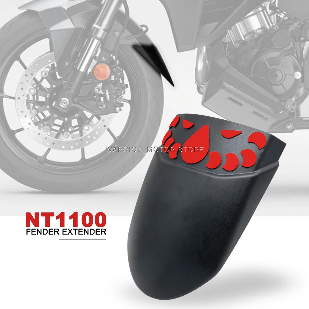 

For NT 1100 NT1100 2022- Motorcycle Front Mudguard Extender Fender Splash Extension Pad