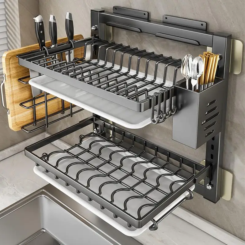 kitchen-multi-functional-storage-rack-wall-mounted-dishware-organizer-multi-layer-plastic-shelf-for-utensils-and-coffee-pots