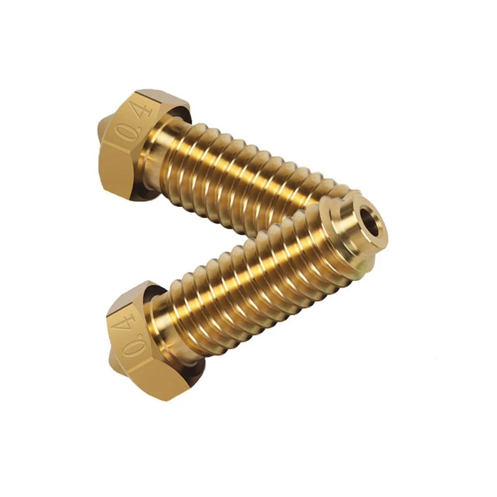 For Anycubic Kobra 2 Kobra 2 Neo/Pro/Plus/Max Nozzle Brass 3D Printer Accessories Nozzles 0.2/0.4/0.6mm for Anycubic Kobra 2 Pro