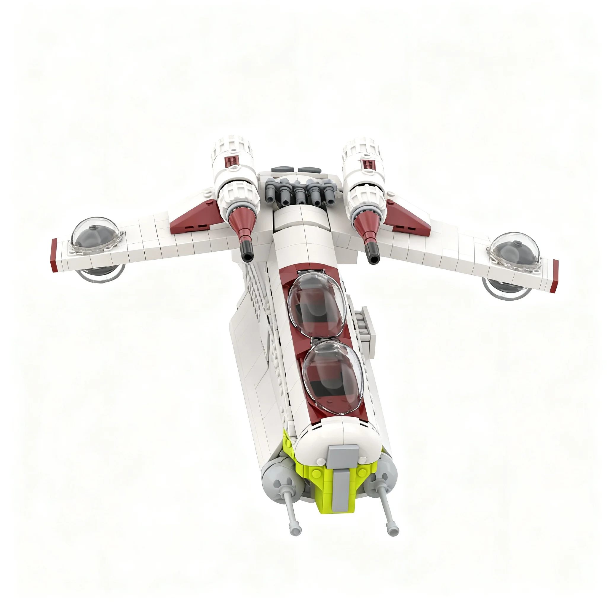 787pcs MOC Compact Republic Gunship Low Part Costs Star Battle Model Building Blocks Toys Construction Christmas Gift Craft