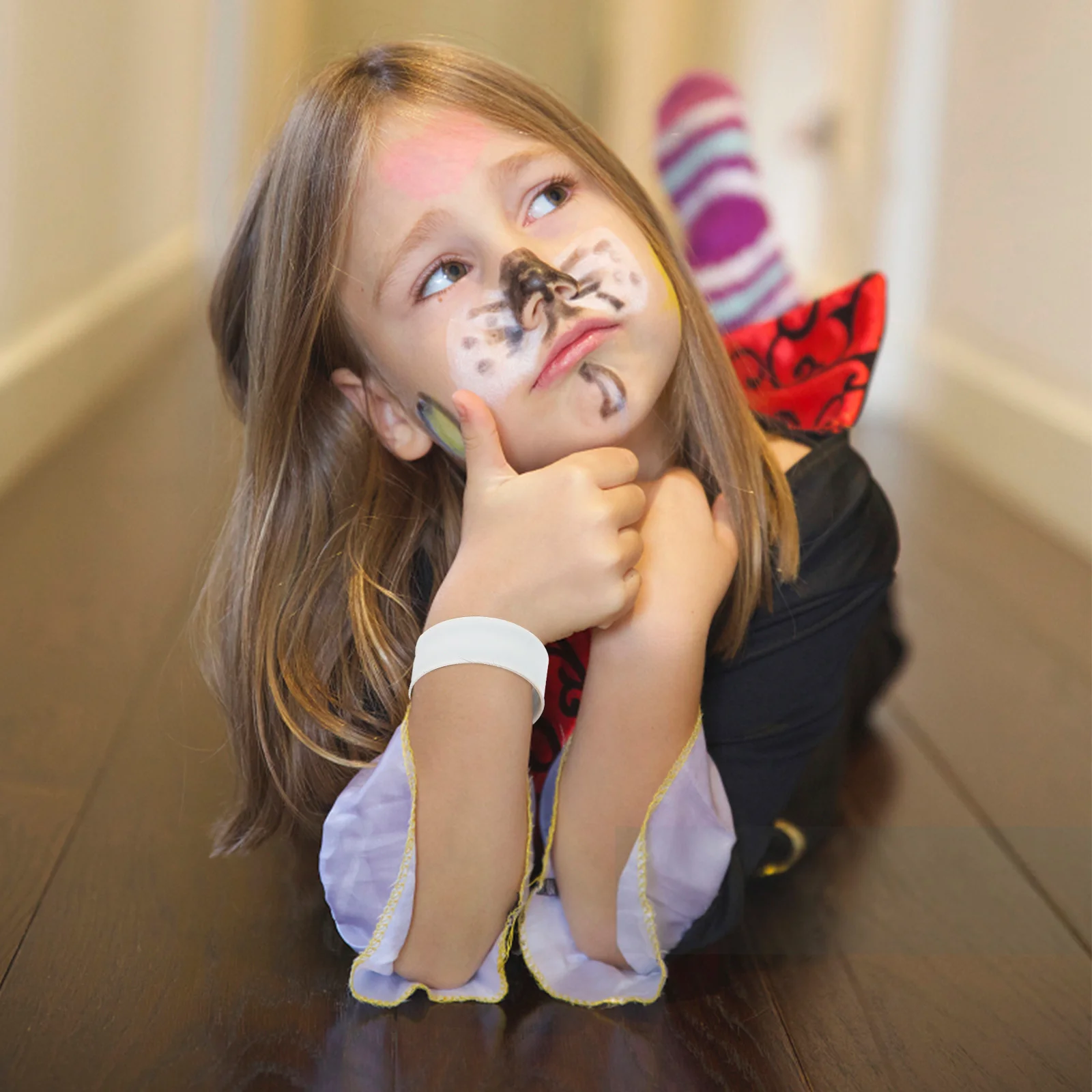 12 قطعة من أساور صفعة السيليكون DIY للأطفال، أربطة معصم مزخرفة للحفلات، خفيفة الوزن وناعمة ومريحة للأطفال