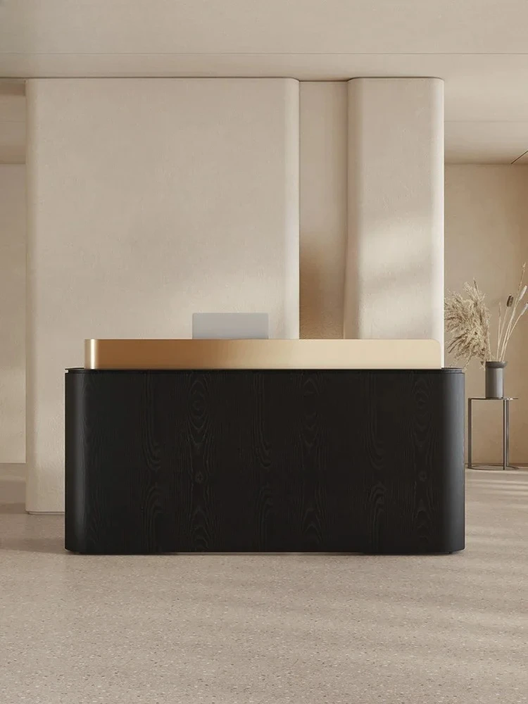 

PYH Modern Light Luxury Premium Sense Cashier Counter Clothing Store Payment Counter Company Club Reception Desk