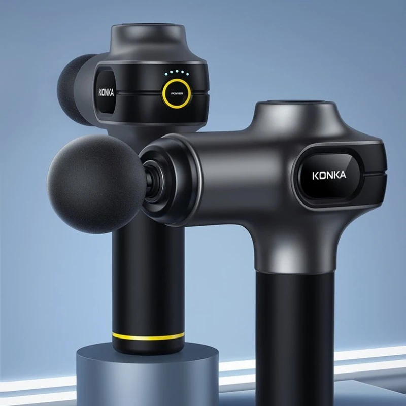 

KONKA 2025 Новый мужской фасциальный пистолет для расслабления мышц, массажный пистолет для глубоких тканей, электрический массажер для фитнеса, вибрационный молоток для спины