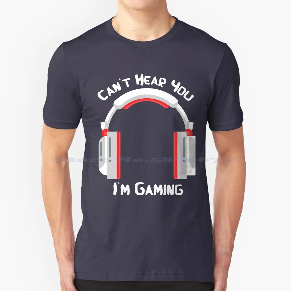 Kann dich nicht hören, ich bin Gaming-Online-Spiele T-Shirt 100% Baumwolle T-Shirt kann nicht hören, wie Sie im Gaming und Essen Ramen PC-Gaming kostenlos online