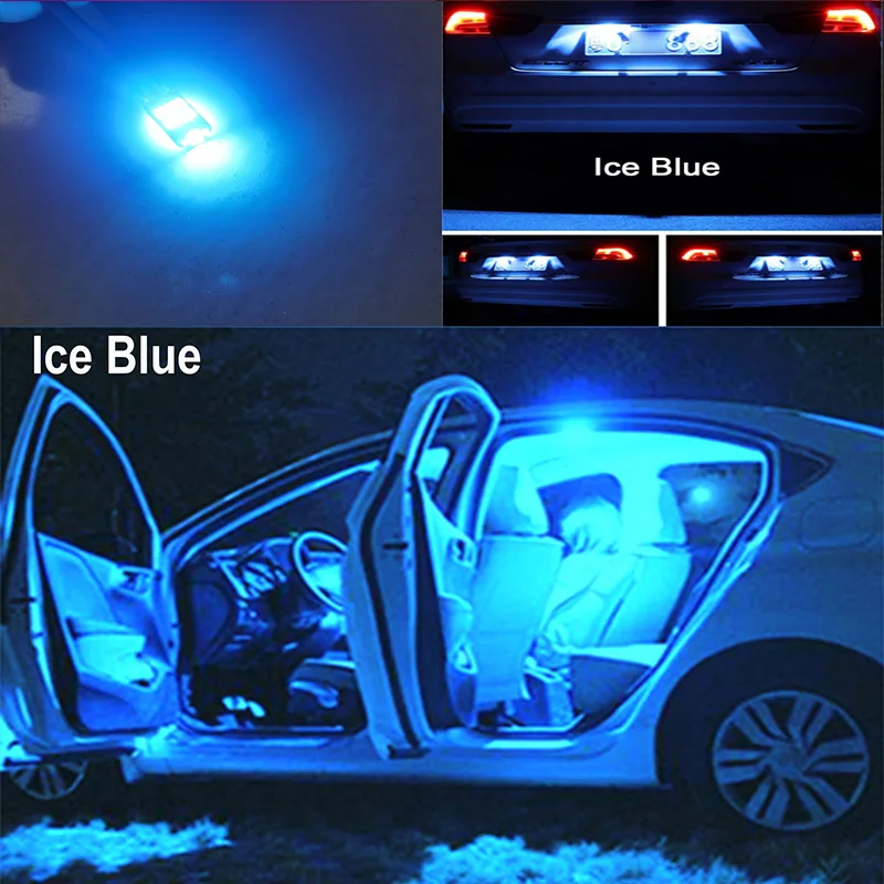 10Pcs Canbus Car Led Interior Light Kit For Hyundai Sonata 2011 2012 2013 2014 Map Reading Trunk Dome License Plate Lamp