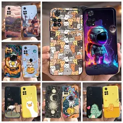 For Xiaomi Poco M4 Pro 4G Case Cute Fashion Artronauts Cartoon Cover Soft TPU Phone Case For Xiaomi Poco X4 Pro PocoM4 5G Bumper