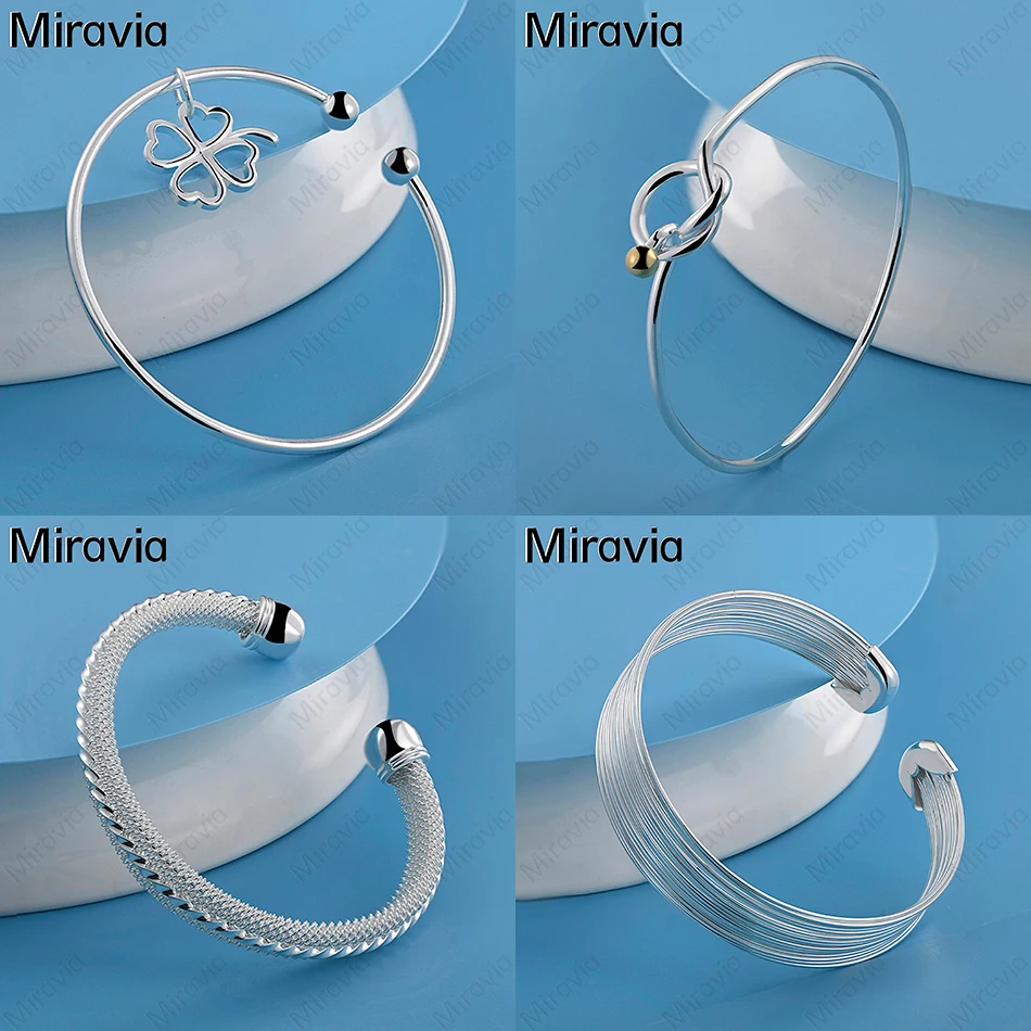 

Miravia 925 Sterling Silver Knot Gold Bead Bracelet Women's Noble and Elegant Anniversary Gift Jewelry
