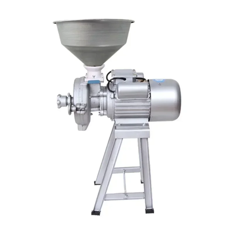 Small steel grinding mill household corn feed crushing mill dry grinding small electric commercial particle pulverizer