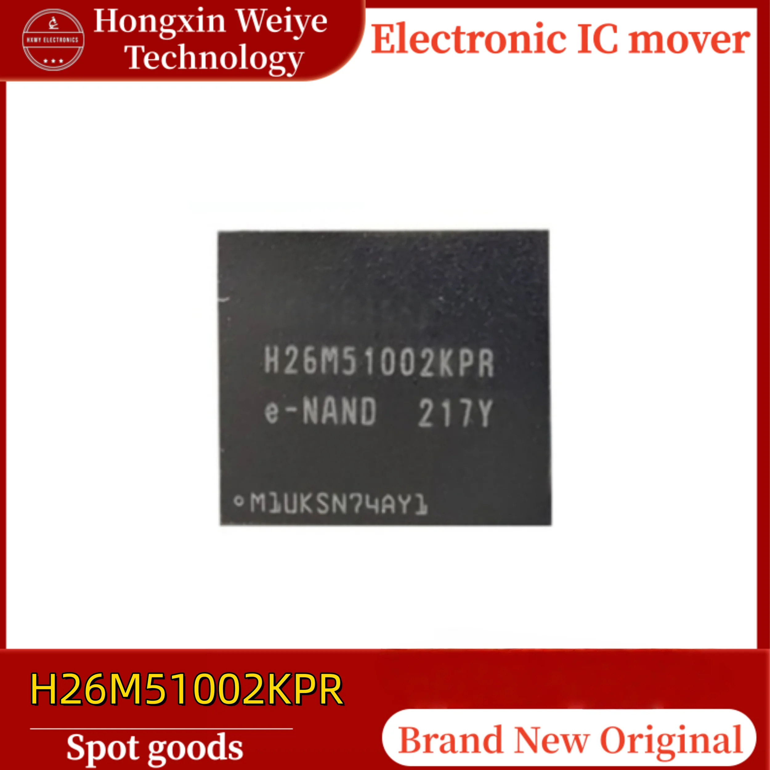 

2/10 PCS H26M51002KPR FBGA-153 2.7V~3.6V EMMC Memory Storage IC Brand New In Stock Fast Shipping