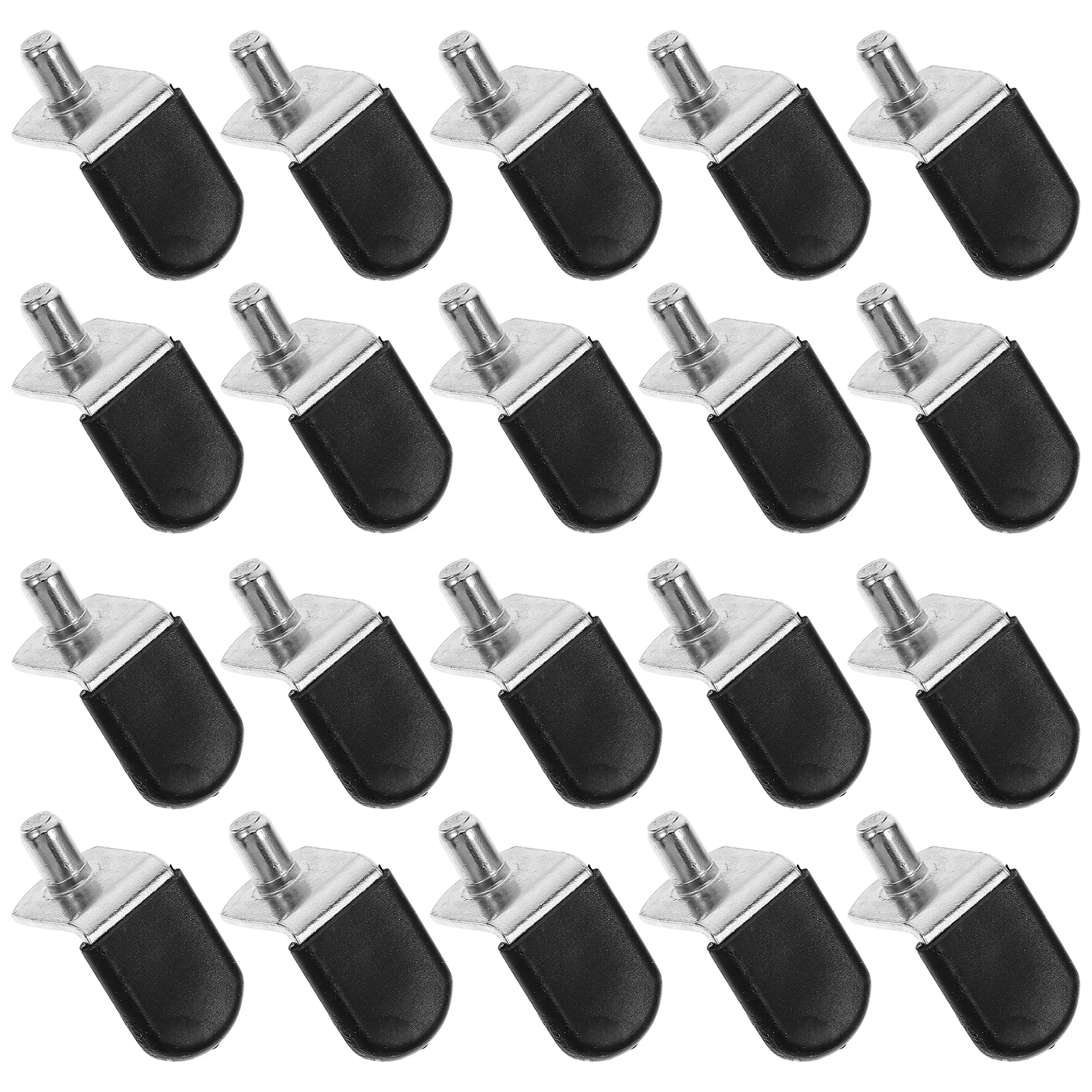 

20Pcs Board Support Nail Silver Glass Brackets Kitchen Cabinet Shelf Supports Hole Plate Pegs Multifunctional Durable