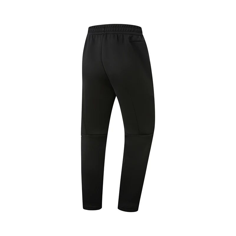 Li-Ning Men's Training Knit Jogger Pants 3D FITTING Regular Fit 100%Polyester Fitness Zippered Pockets LiNing Sweatpant AKLW061