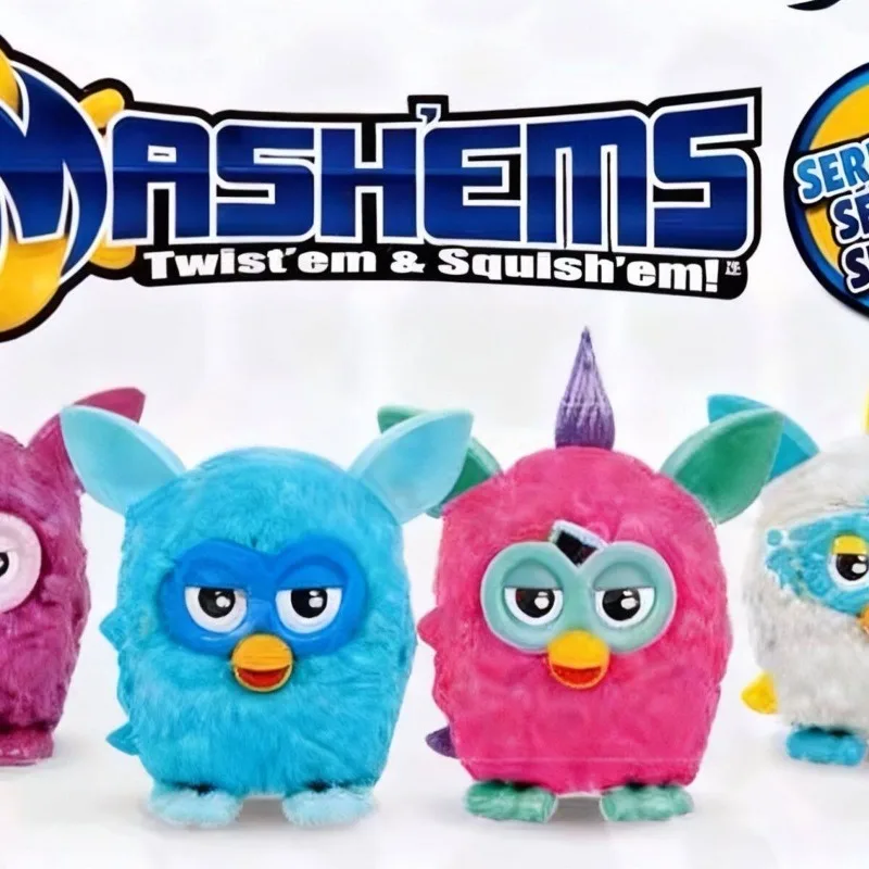Personajes de Dibujos Animados Furby Mashems, Juguete de Monstruo Adorable, Mini Figuras de Varios Colores, Regalo para Niños