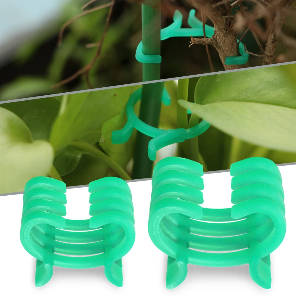 

3-size Garden Support Clip Protection Graft Ring Traction Fixed Buckle for Plant Vine Vegetables Tomato Melon Clamp Grow Upright