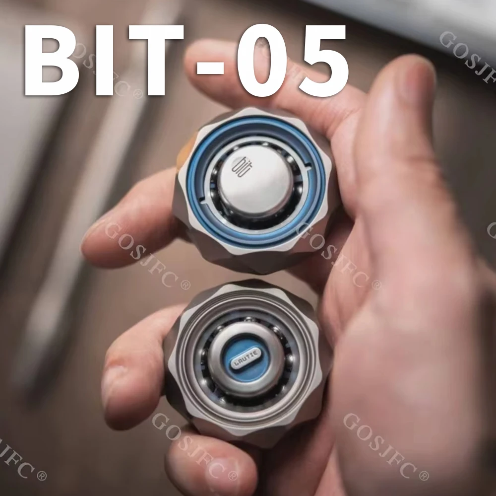 

LAUTIE BIT05 Titanium Fidget Spinner Fingertip Gyro Metal Adults Stress Relief Toy Fidgeting toys
