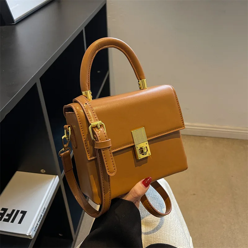 Vintage Handbags for Women Luxury PU Leather Female Bag Crossbody Bags Tote Women\'s 2023 Trend Messenger Shoulder Bag