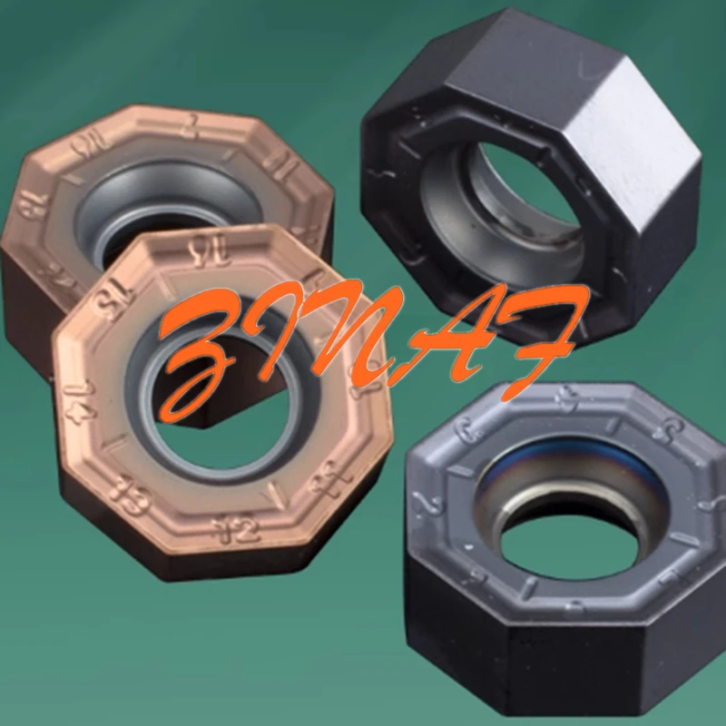 

ONMU050505 Фрезерная вставка Твердосплавная вставка для 45-градусного фрезерного диска Восьмиугольная фрезерная вставка Высококачественный токарный инструмент