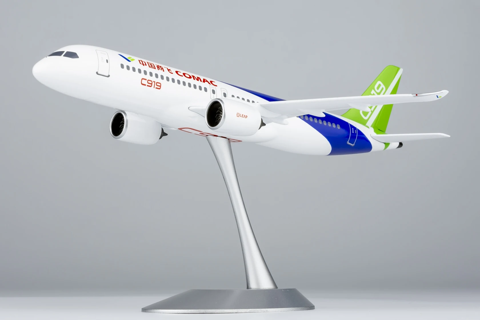 Avion de collection en alliage 87078, modèle NG 1:240 COMAC C919 "couleur de maison", modèle d'avion moulé sous pression avec support