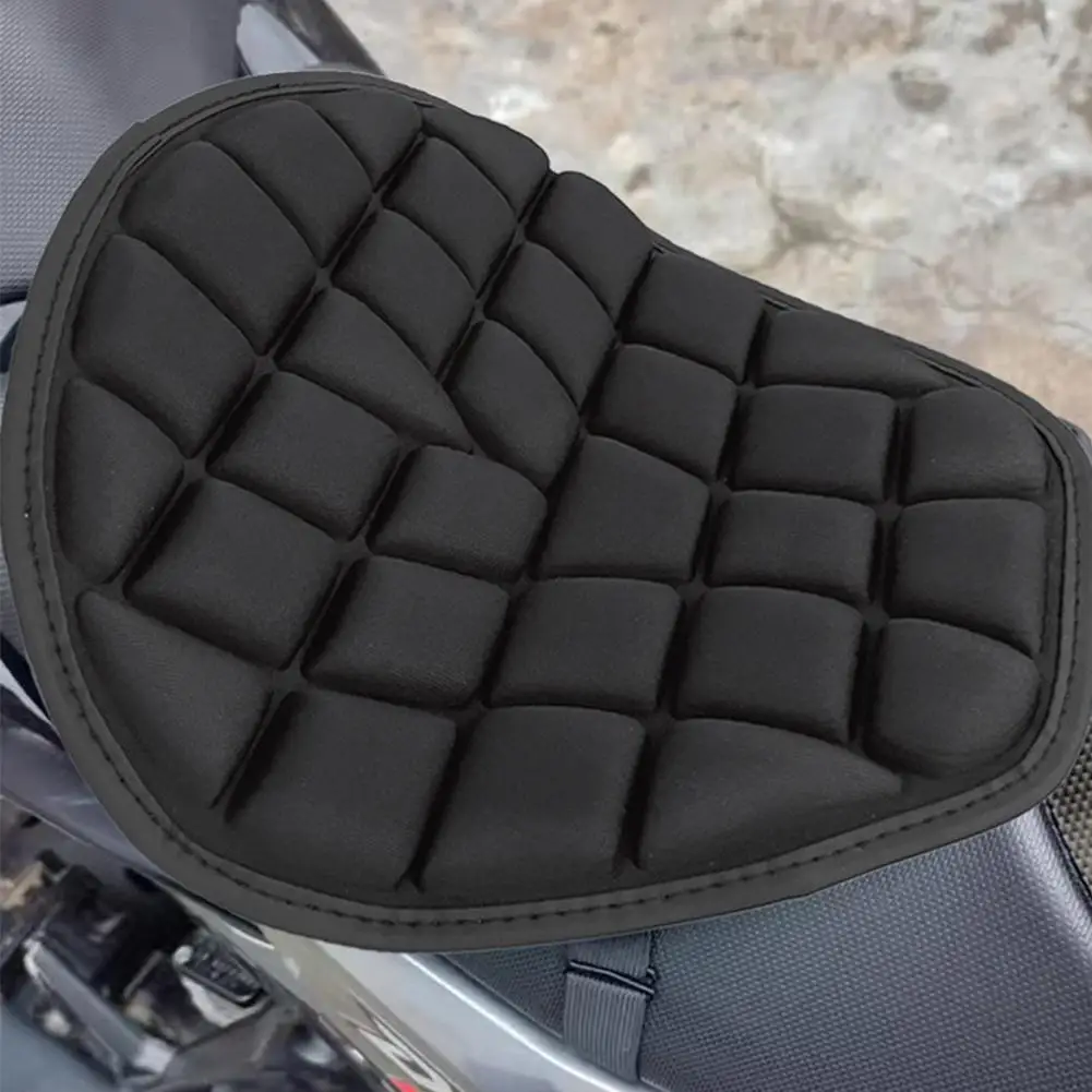 

Motorcycle Seat Cushion Black Foam Soft Comfortable Breathable Seat Covers Mats Motorcycles Electric Bike Accessories ﻿