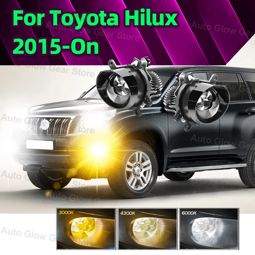 

Car Foglight Upgrade 3Inch High Beam Fog Lamp Projector Lens For Toyota Hilux 2015 2016 2017 2018-2025