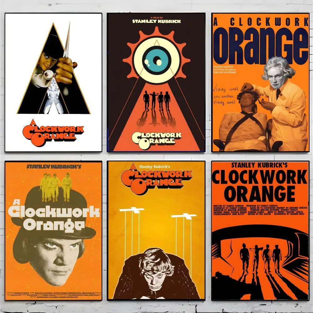 Dystopian Movie A-a C-clockwork O-orange Poster Premium Decor Art & Gift for Household Lounge Home Ornaments