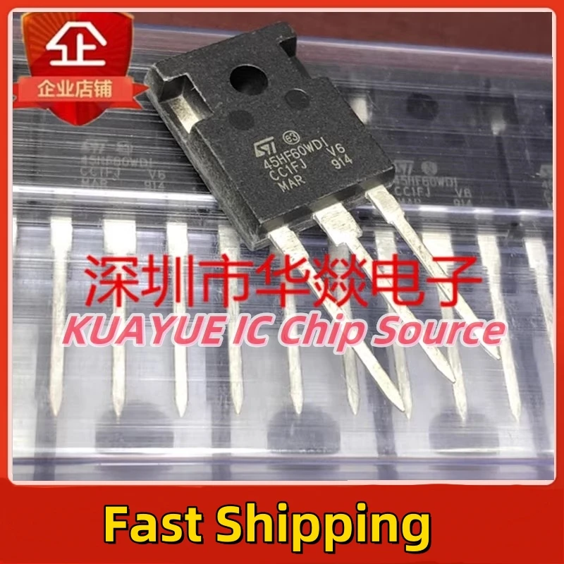 10PCS-30PCS/ STGW45HF60WDI  45HF60WDI  TO-247 600V 70A   Fast Shipping Quality Guarantee