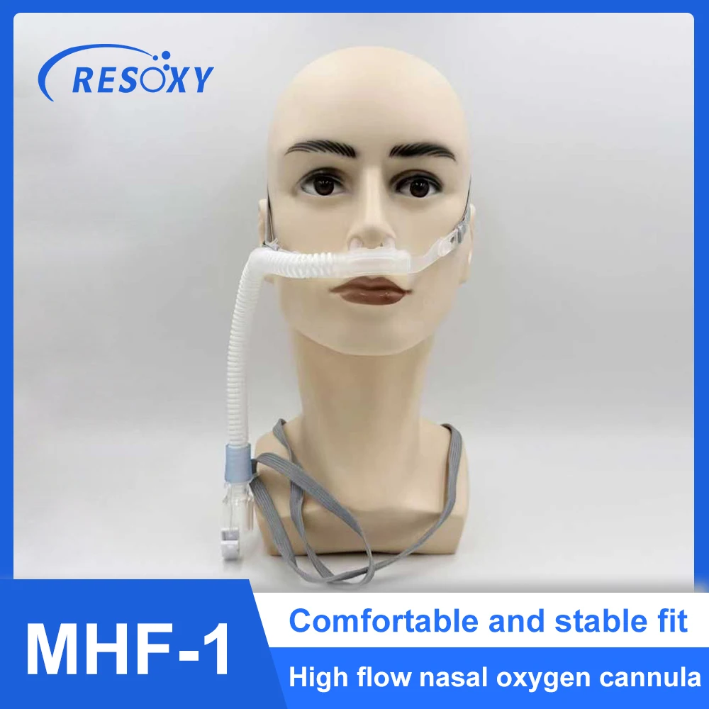 

New High Flow Oxygen Cannulas Hose Tube Tubing Pipe Flexible Tip Soft Nasal Cannula With Flexible Head Strap