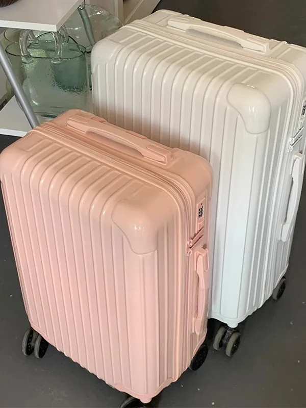 

Faionable 20-Inch Women's Lage Carry-On Password Box Silent Universal Wheels ABS+PC Material Travel Suitcase Handbag