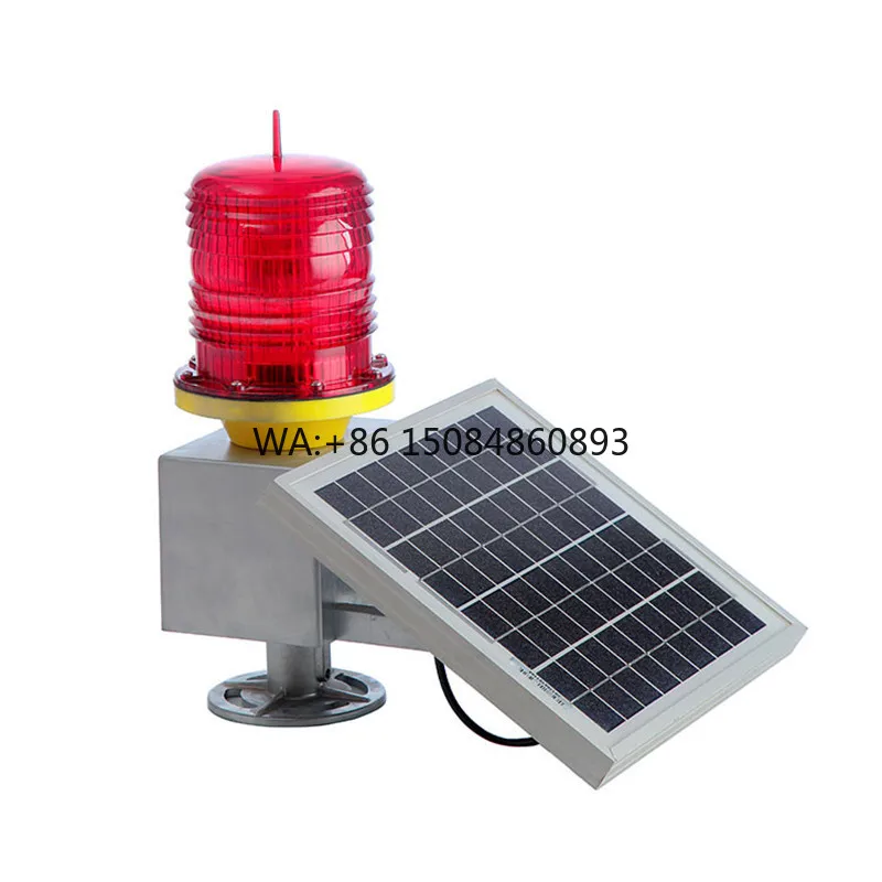 

TGZ-122LED Integrated Solar Aviation Barrier Identification Chimney Tower Fishing Boat River NavigationPowered by solar panels