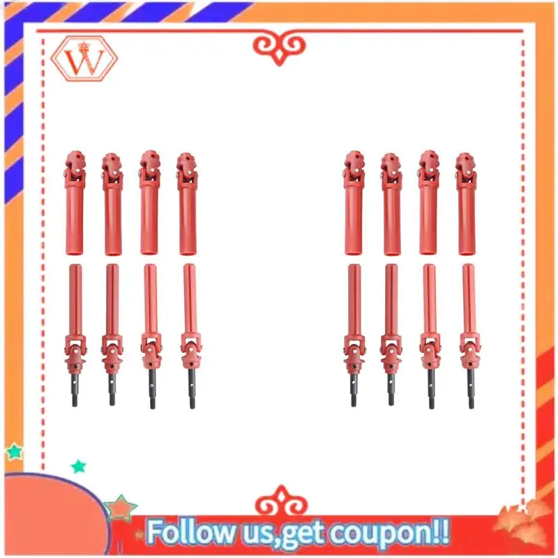 

Durable 2X Nylon Front & Rear Drive Shaft Transmission CVD For 1/10 Traxxas Slash Rustler 4X4 VXL HQ727 Remo RC Car Parts