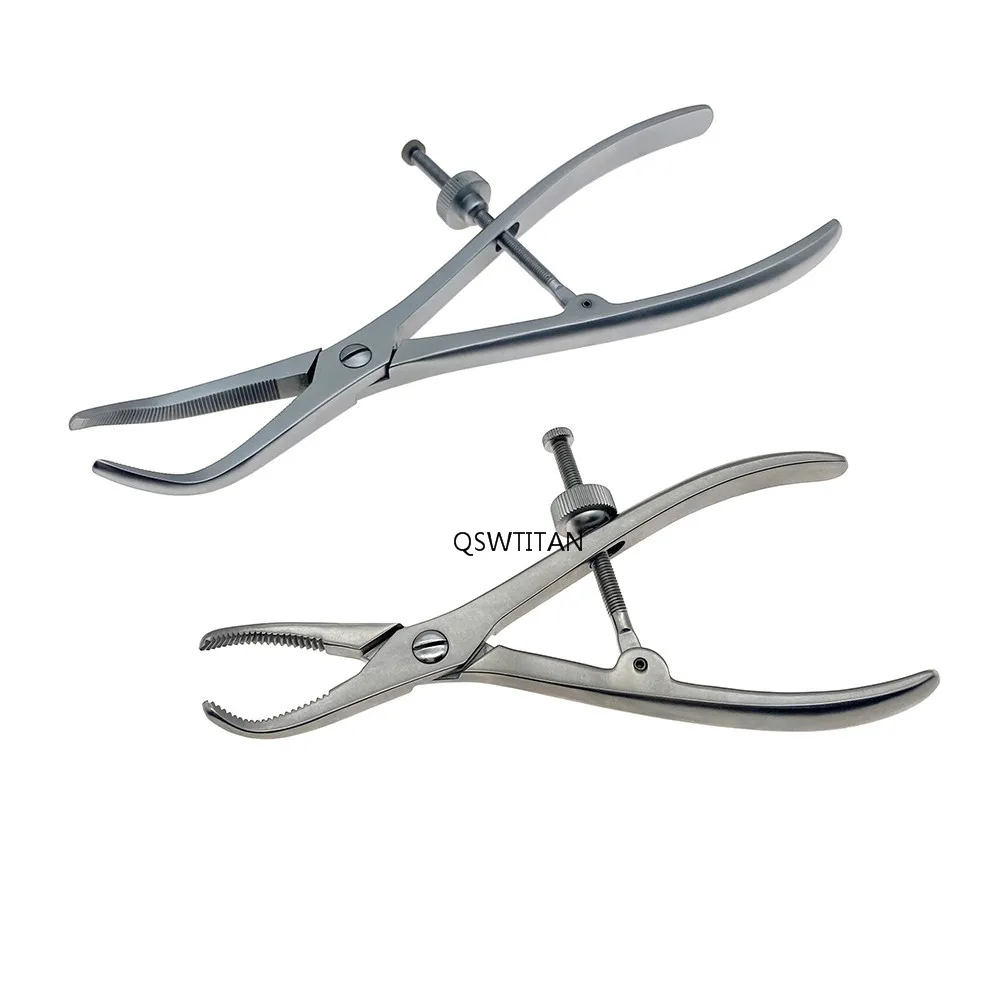 Bone Holding Forceps Stainless Steel Toothed Phalanges Reduction Forceps Veterinary Orthopedics Instruments