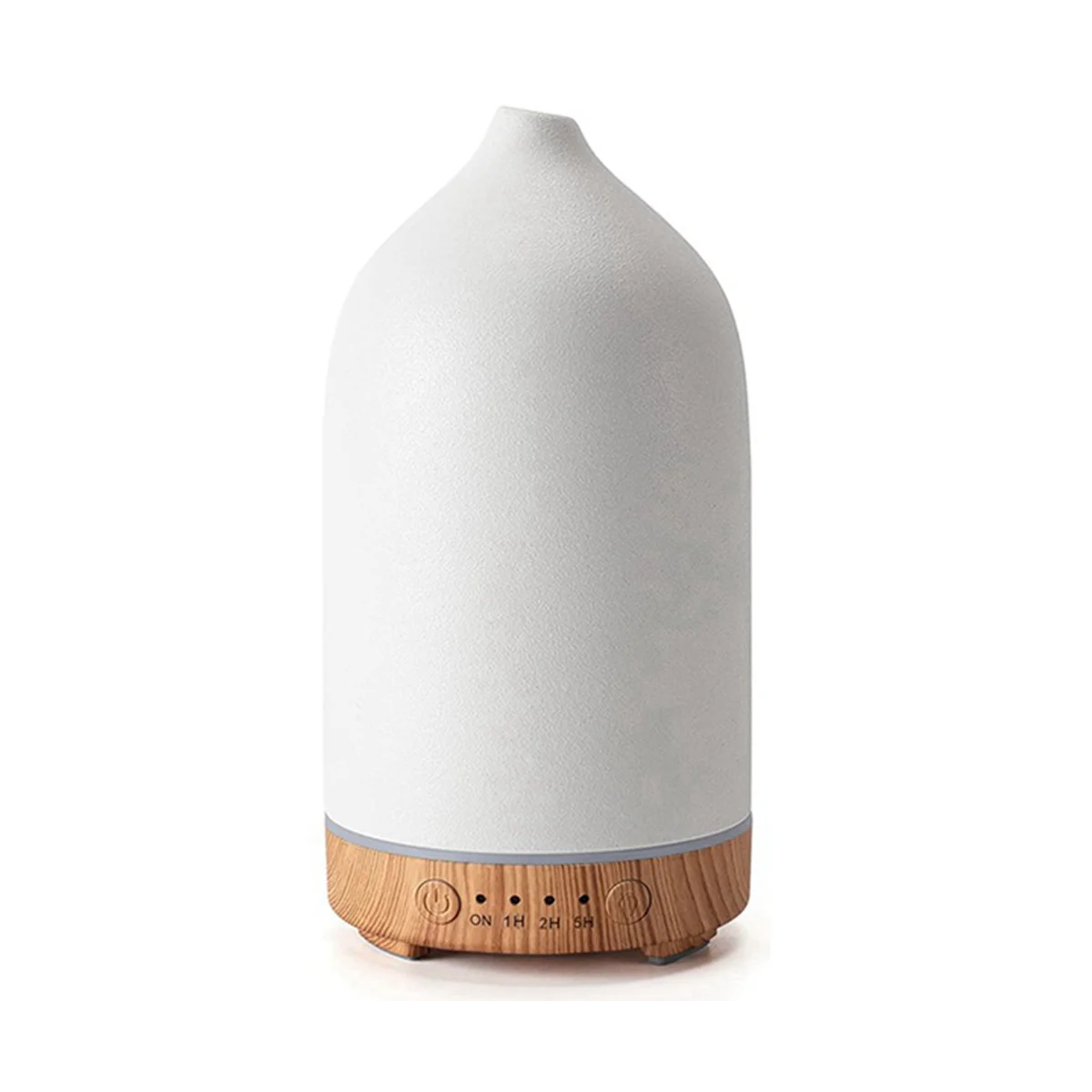 250ML Aromatherapy Essential Oil Diffuser Air Humidifier Cool with 7 Color LED Lights Ceramic Diffuser for Home-US Plug