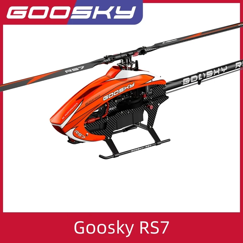 Goosky rcヘリコプターキット、3Dフライバーレス、rs7 700、在庫あり