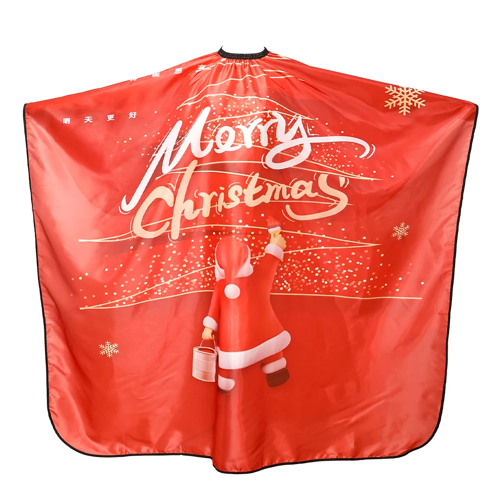 

Christmas Barber Apron Hair Stylist Salon Accessories Comfortable Work Apron For Men Women Multi-Purpose Hairdressing