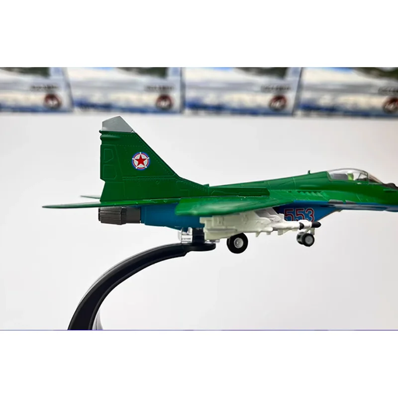 Diecast in scala 1/100 dell'aeronautica nord coreana MIG-29A MIG29 modello di aereo da combattimento militare collezione di giocattoli finiti