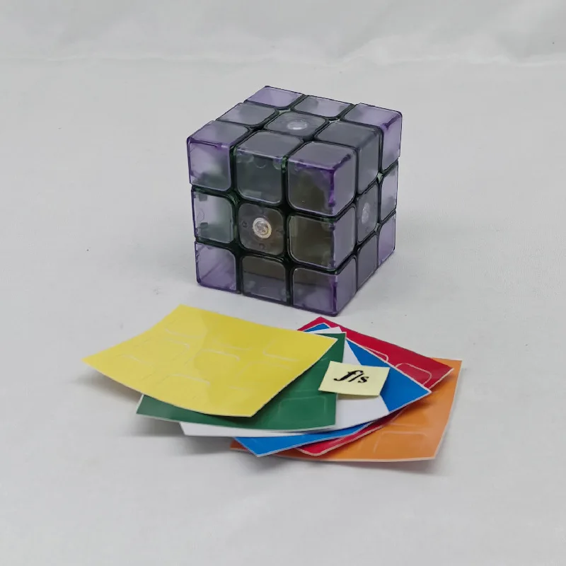 Fangshi 3x3 Cubo Verde Trasparente Core Collezione Limitata 54,6mm 3x3x3 Cubo Giocattoli per Bambini