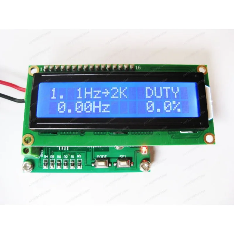 Multifunction Digital Phase Meter 0-360° & Duty Cycle Meter 0-99.9% with Frequency Temperature Measurement